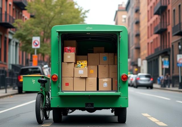 Subscription snack box monthly delivery routes across NYC